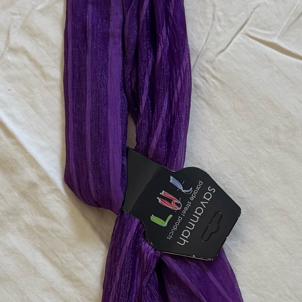 Purple Accessory Scarf - Picture 2 of 4